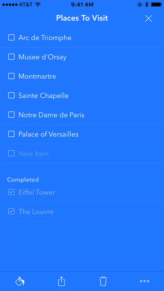 screenshot of Zoho Notebook